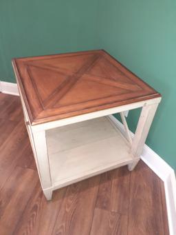 Rustic Style Wooden table - 26 x 26 inches