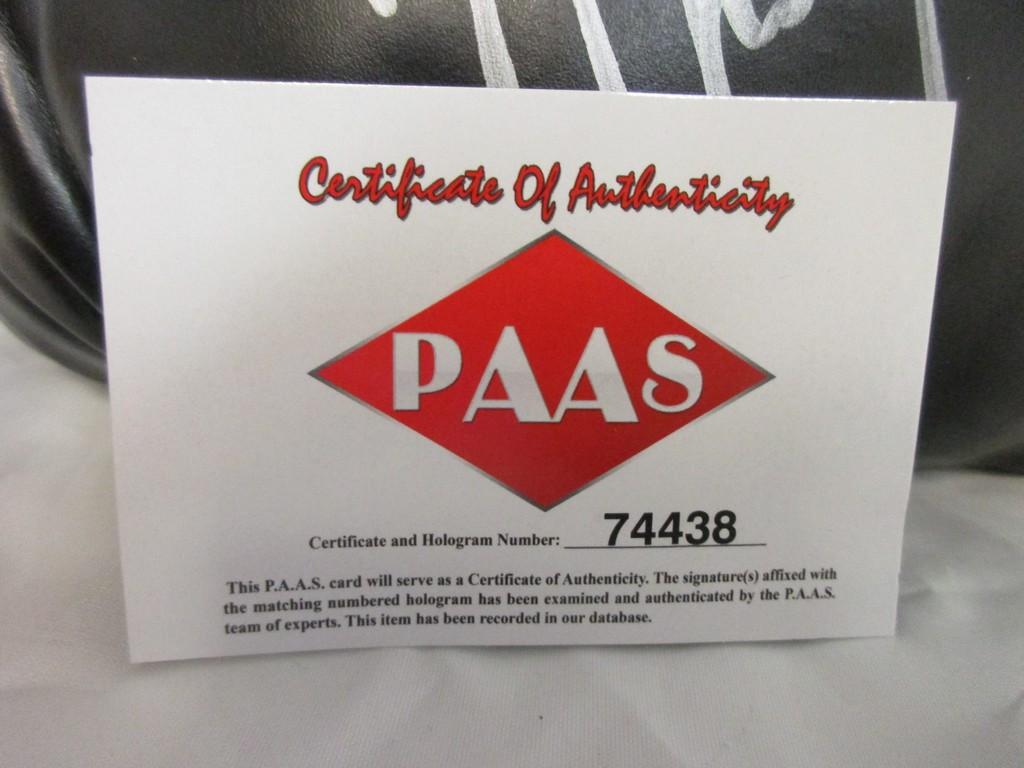Logan Paul signed autographed boxing glove PAAS COA 438