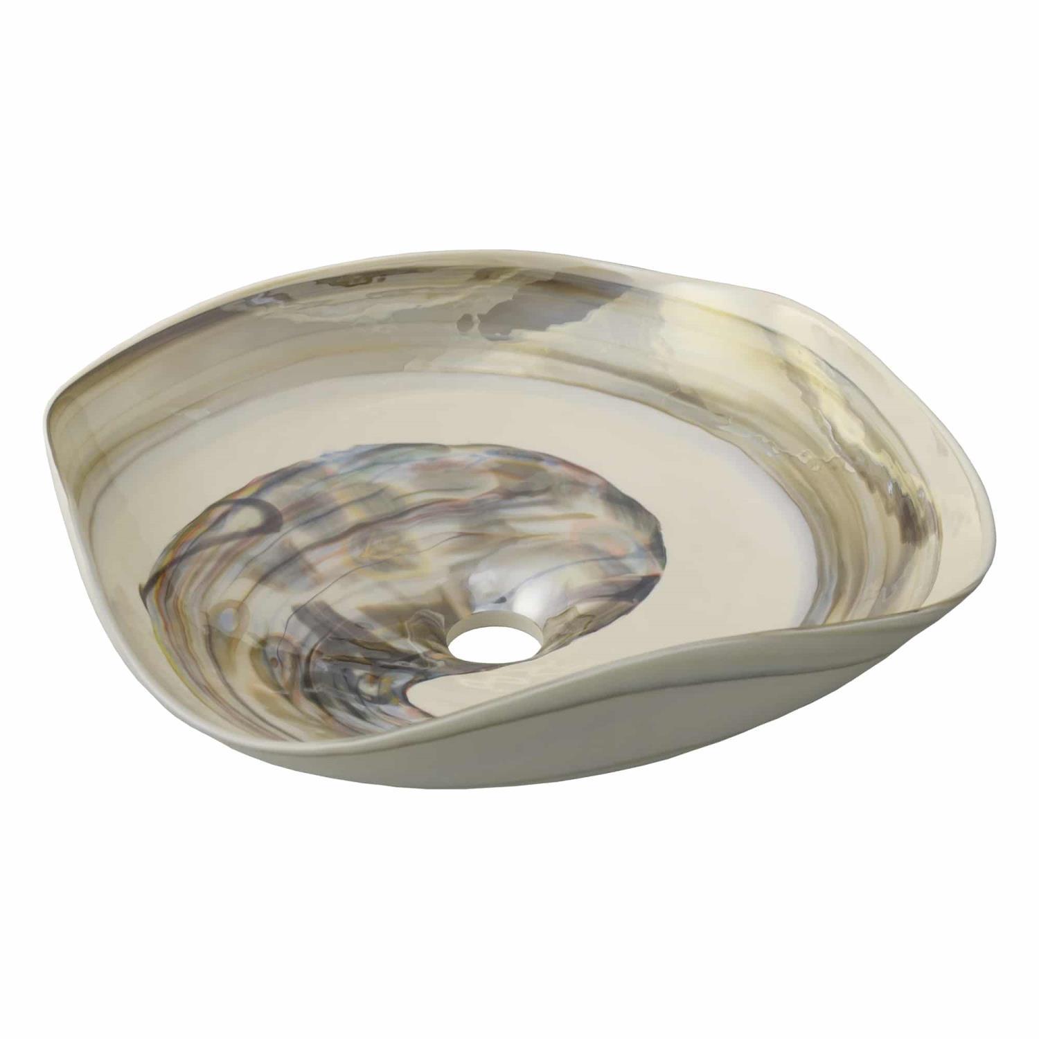 Native Trails Lido Bathroom Sink With Abalone Finish MG1515-AE
