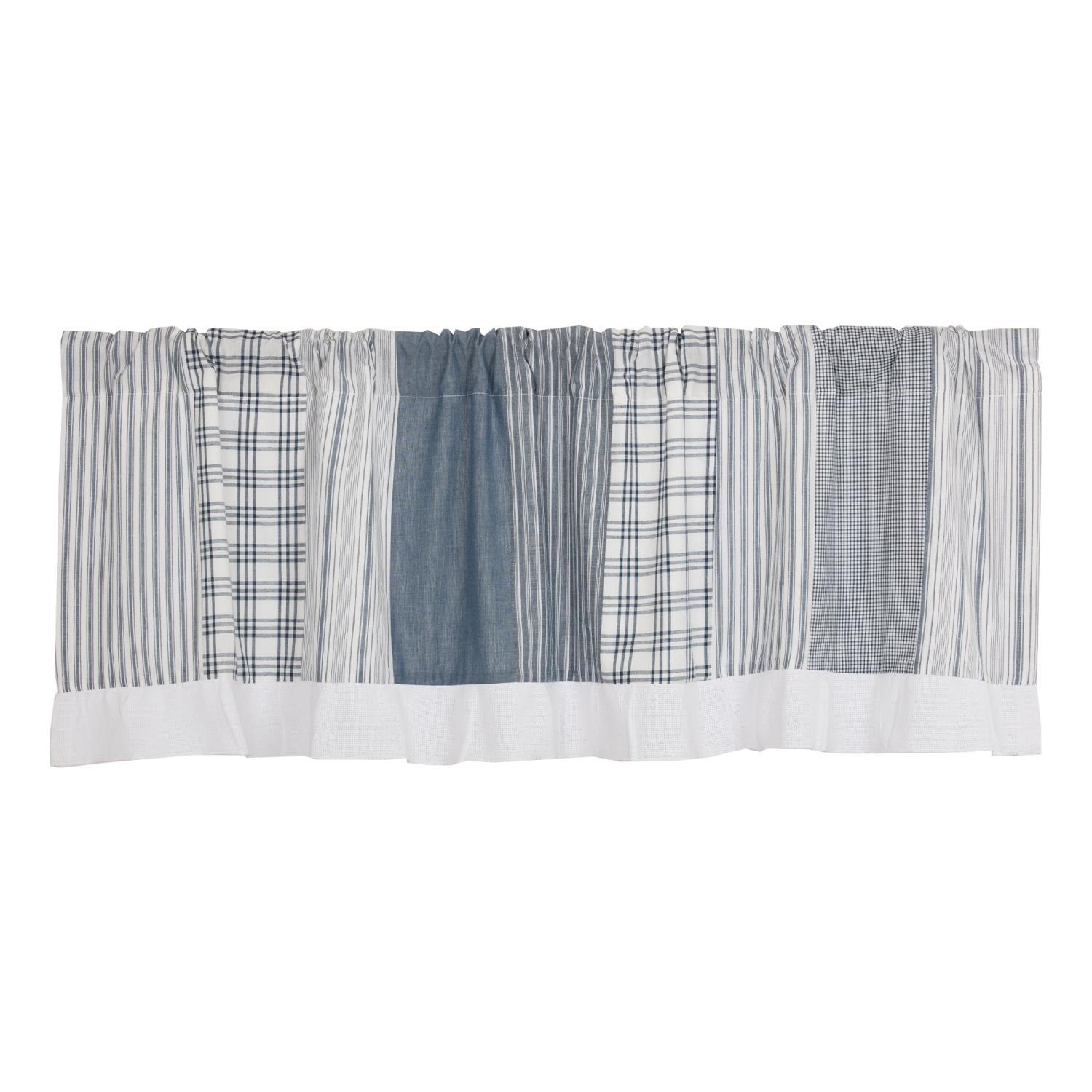 VHC Brand Sawyer Mill Blue 19 x 72 Valance 51921