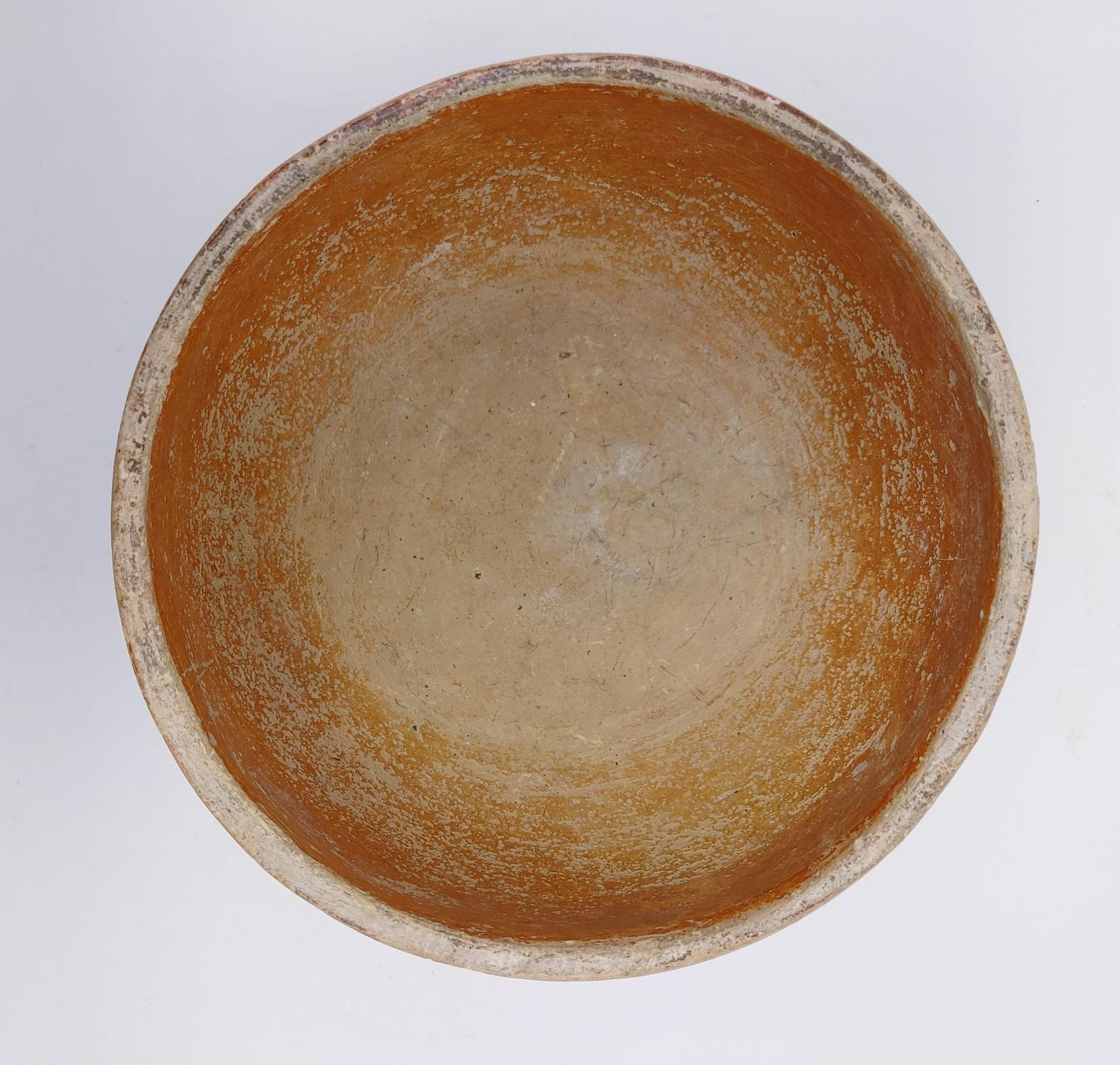 Pre-Columbian Mayan Polychrome Clay Bowl