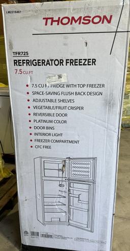 Thomson Refrigerator Freezer 7.5 Cubic Ft.