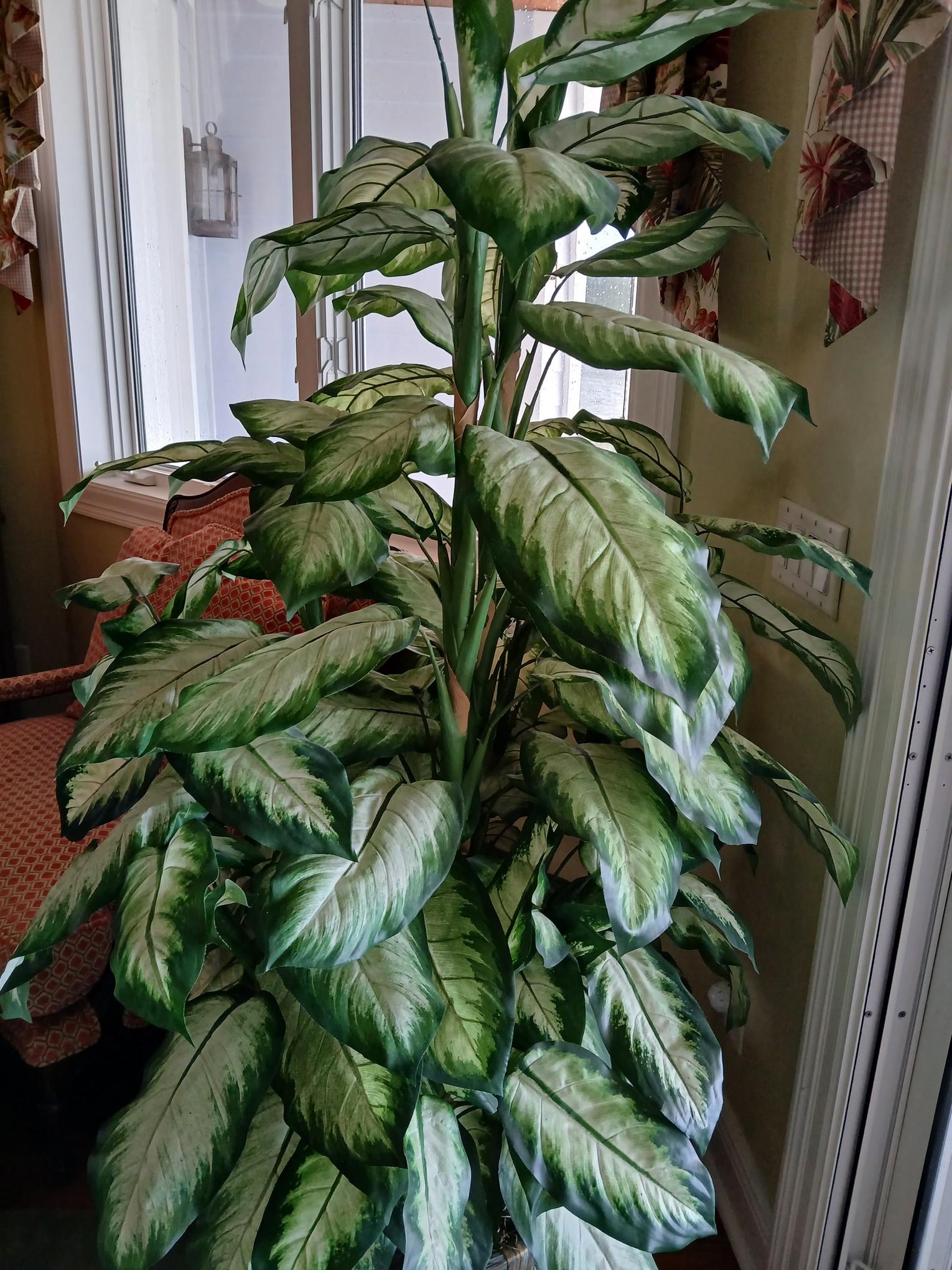LARGE Artificial Plant W/ Planter / 5.5' Tall