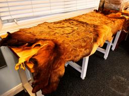 6' by 4' REAL Deer Skin Rug / LIKE NEW Deer Skin Rug