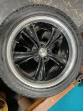 BOSS ZR18" Rim & Tire Set / 245/45-ZR18 - 96Y M&S Tires W/ Black & Chrome Rims / Please take a look