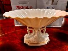 10" LENOX Serving Dish W/ Gold Accents - Excellent Condition W/ No Cracks or Breaks