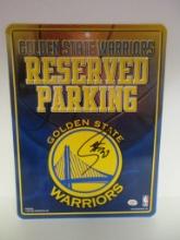 Stephen Curry of the Golden State Warriors signed autographed metal sign PAAS COA 450