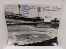 Al Dark Monte Irvin Dusty Rhodes +13 of the NY Giants signed autographed 16x20 Todd Mueller LOA