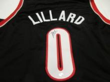 Damian Lillard of the Portland Trail Blazers signed autographed basketball jersey PAAS COA 535
