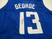 Paul George of the LA Clippers signed autographed basketball jersey PAAS COA 372
