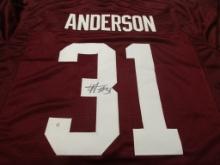 Will Anderson Jr of the Alabama signed autographed football jersey PAAS COA 404