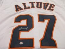 Jose Altuve of the Houston Astros signed autographed baseball jersey PAAS COA 938