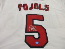 Albert Pujols of the St Louis Cardinals signed autographed baseball jersey TAA COA 049