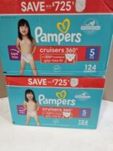 PAMPERS Cruisers Diapers Size 5