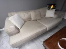 Oversize Sofa with Pillows, 96" Long  X 50" Wide