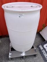Translucent 55 Gallon Plastic Drum