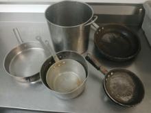 Fry Pans - Sauce Pot & More - Used Cooking Pans - Please see pics for additional specs