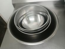 Nested Set of Stainless Steel Bowls - Please see pics for additional specs.