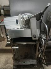 BIZERBA 12" Stainless Steel Meat & Cheese Slicer / Bizerba Slicer W/ Equipment Stand - Please see pi