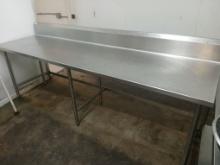 8' Stainless Steel bakers Table / Stainless Steel Work Top Table - Please see pics for additional sp