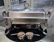 Kit-Chafer-Stainless Steel Ornate Oblong 8 Qt