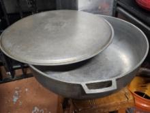 Large Cast Iron Pot with Lid