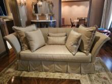 94" Upholstered Sofa with Cushions