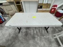 LIFETIME 48" Folding Table - Plastic Folding Table - Please see pics for additional specs.