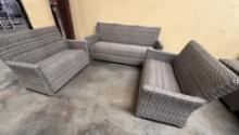 Oxford 3 Piece Set, (2) Love Seats (W52255, and Sofa W52355, This Set is Made with Heavy Duty Poly P