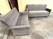 Oxford 2 Piece Set, Sofa (W52355) and  Love Seat (W52255) This Set is Made with Heavy Duty Poly Resi