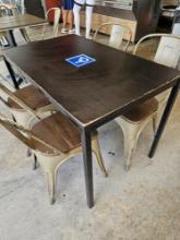 44" x 27" Wood Handicap Table