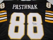 David Pastrnak of the Boston Bruins signed autographed hockey jersey PAAS COA 254