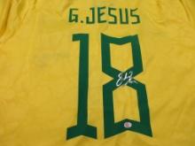 Gabriel Jesus of Brasil signed autographed soccer jersey PAAS COA 449