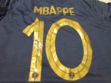 Kylian MBappe of France signed autographed soccer jersey PAAS COA 273