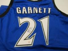 Kevin Garnett of the Minnesota Timberwolves signed autographed basketball jersey PAAS COA 476