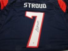 CJ Stroud of the Houston Texans signed autographed football jersey PAAS COA 475