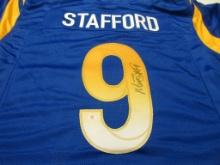 Matthew Stafford of the LA Rams signed autographed football jersey PAAS COA 095