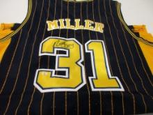 Reggie Miller of the Indiana Pacers signed autographed basketball jersey PAAS COA 365