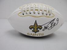 Drew Brees of the New Orleans Saints signed autographed mini football PAAS COA 463