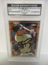 Buster Posey of the San Francisco Giants signed autographed slabbed sportscard PAAS Holo 148