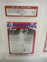 Ted Williams Boston Red Sox 1982 Superstar #60 graded PAAS Mint 8.5