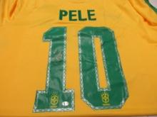 Pele of Brasil signed autographed soccer jersey PAAS COA 556