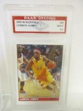LeBron James Cleveland Cavaliers 2005-06 Bazooka #50 graded PAAS Mint 8.5
