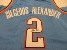Shai Gilgeous-Alexander of the OKC Thunder signed autographed basketball jersey PAAS COA 465
