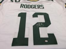 Aaron Rodgers of the Green Bay Packers signed autographed football jersey PAAS COA 523