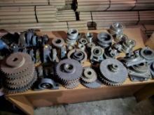 Large Machine Gear and Other Items Lot