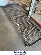 9' x 3' Metal Tray Cart