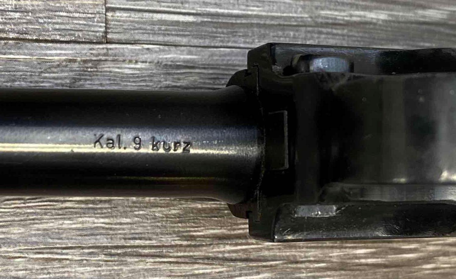 ERMA-WERKE MODEL KGP-68A BABY LUGER 9mm KURZ/.380 ACP SEMI-AUTO PISTOL