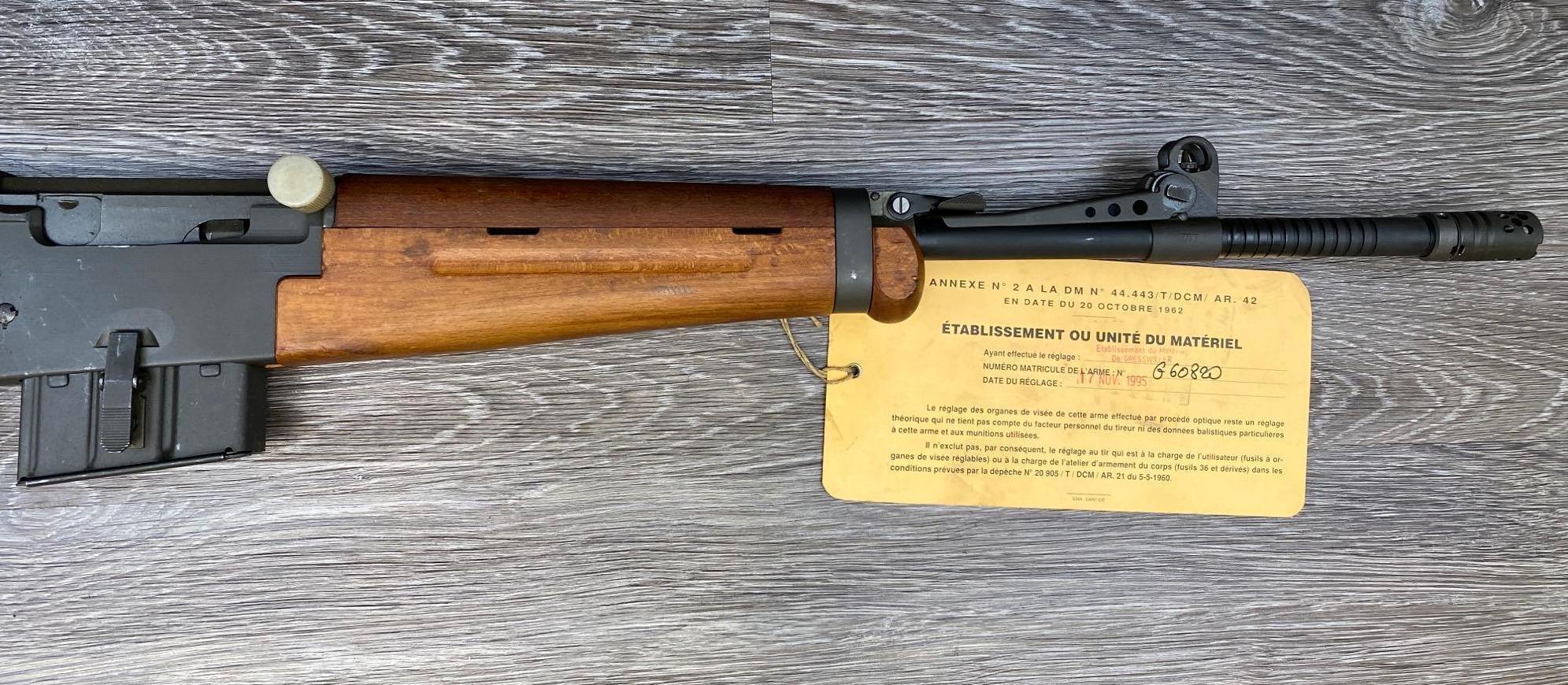 FRENCH MAS MODEL 49/56 SEMI-AUTO RIFLE 7.5 X 54 CALIBER