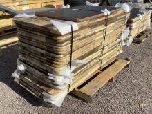 PALLET OF WOOD TABLE TOPS